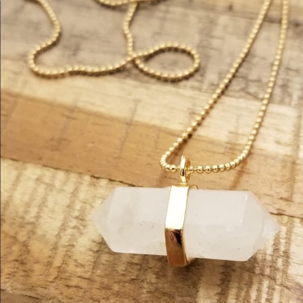 Quartz necklace-custom